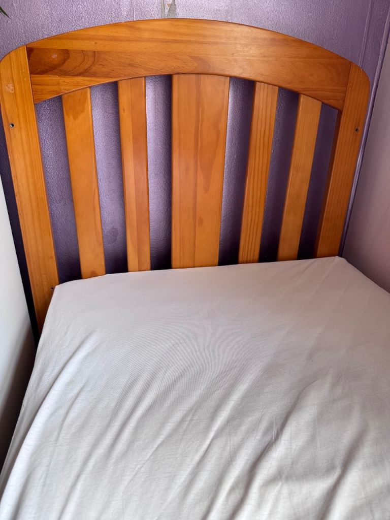 Kids bed, wardrobe and chest drawer 