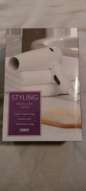 Travel hair dryer