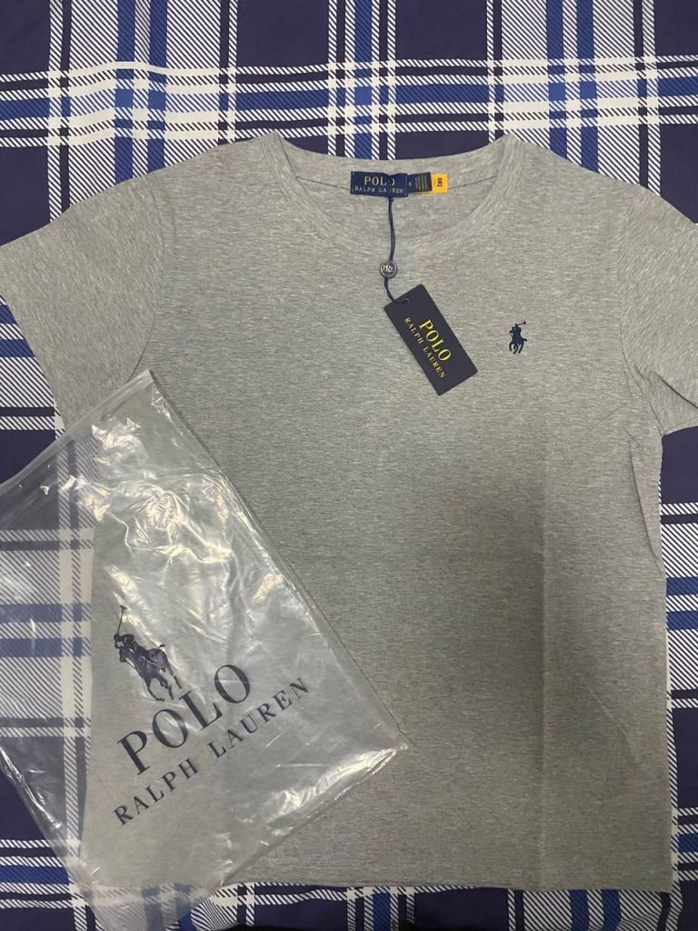 Polo Ralph Lauren Grey T-Shirt - Brand New with Tags