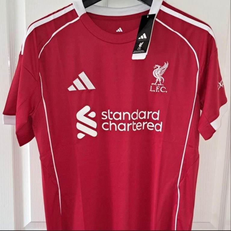 Liverpool home football shirt size Large 