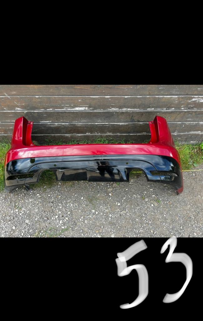 JAGUAR F-PACE REAR BUMPER 2017-20 FULLY COMPLETE RED SENSORS