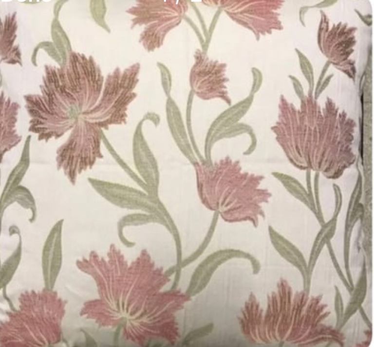 4 NEW JOHN LEWIS COLLETTE PINK FABRIC SOFA CUSHION COVERS 