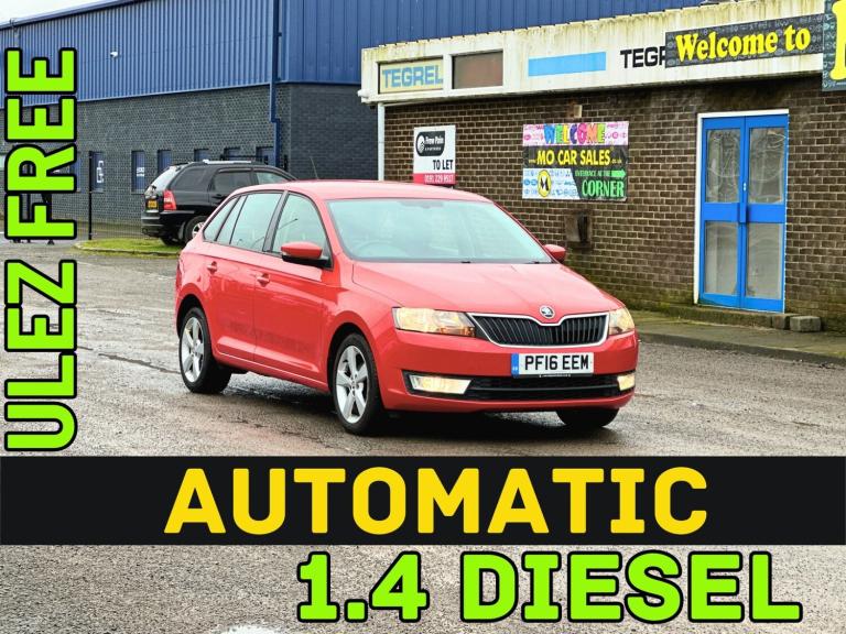 2016 Skoda Rapid Spaceback 1.4 TDI CR 90 SE Tech 5dr DSG HATCHBACK Diesel Automatic