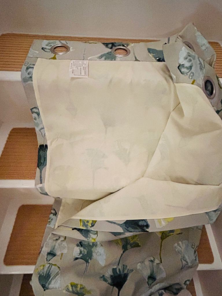 2 pairs of new never hung or used curtains