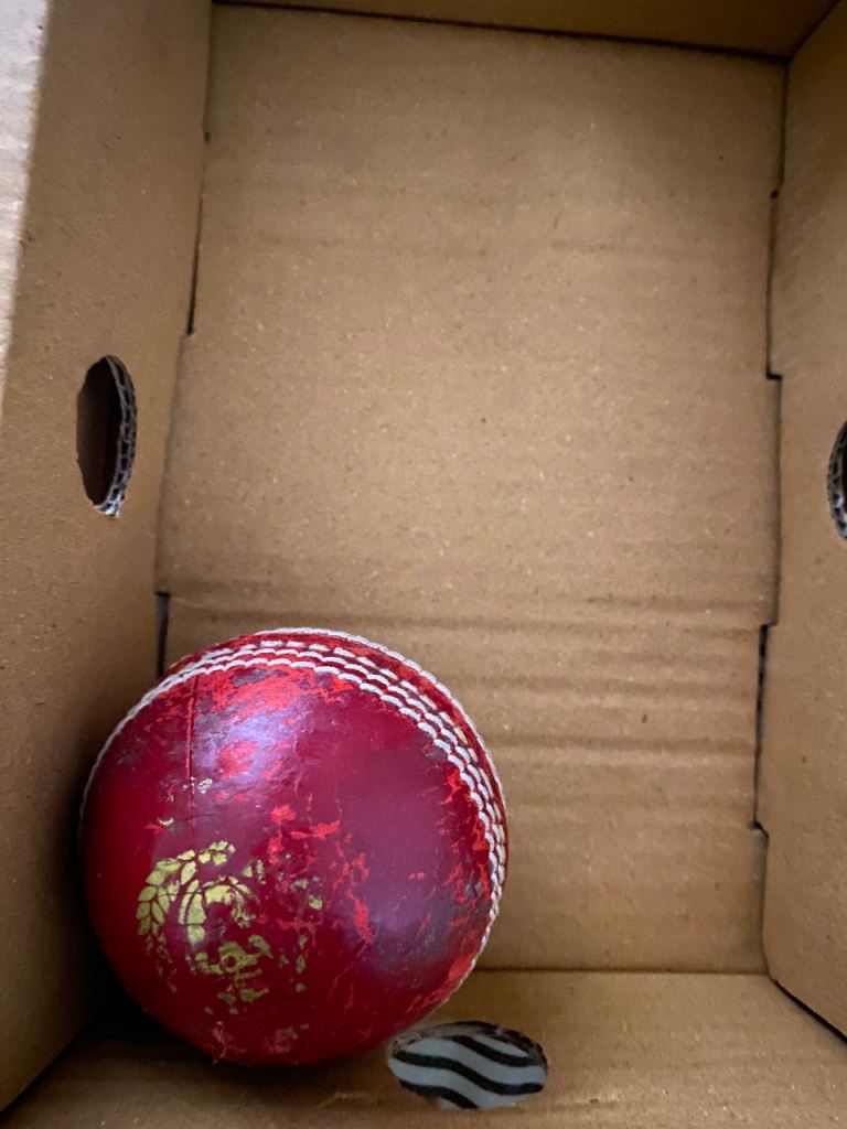 Used Cricket Balls - Red and Pink Set of 5