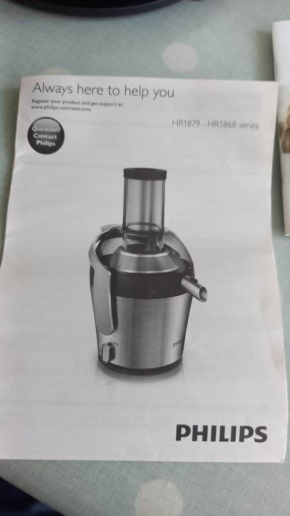 Philips HR1868 juicer