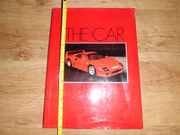 The Car Book - Red Hardcover with Ferrari F40