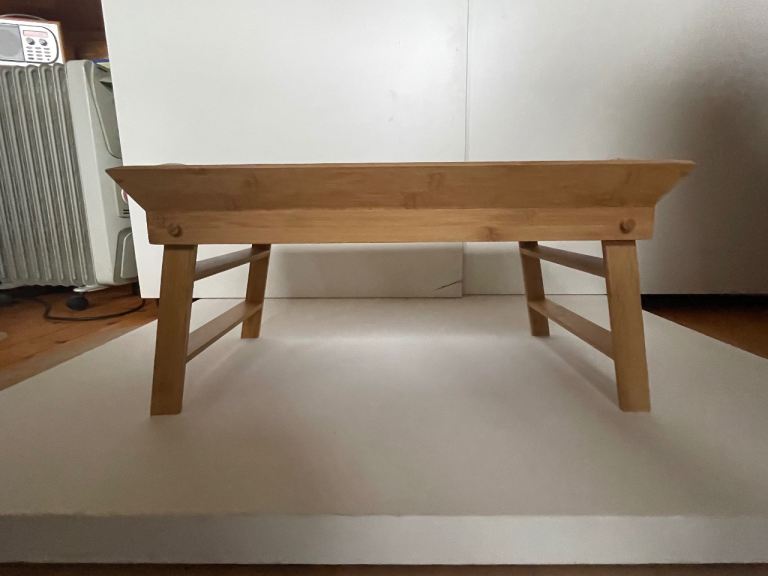 John Lewis Bamboo Wood Bed Tray - Brand New, Brown Finish