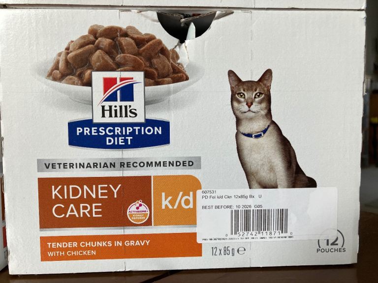 Hill’s vet prescribed kidneys diet for cats