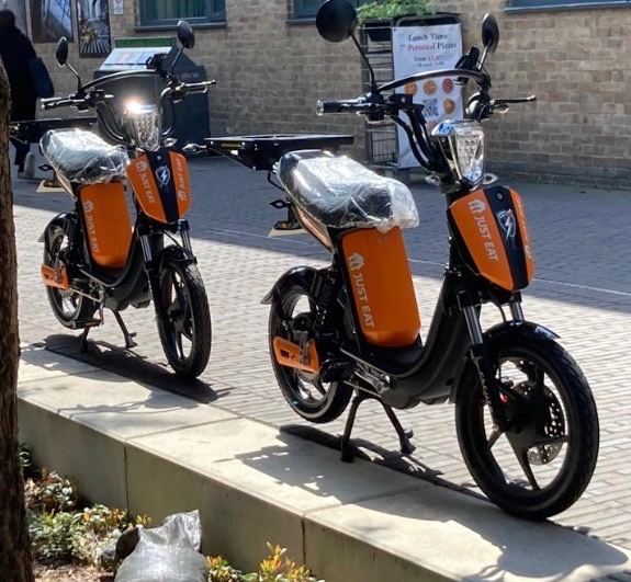 Just Eat Electric Scooter – Unused Delivery Bike