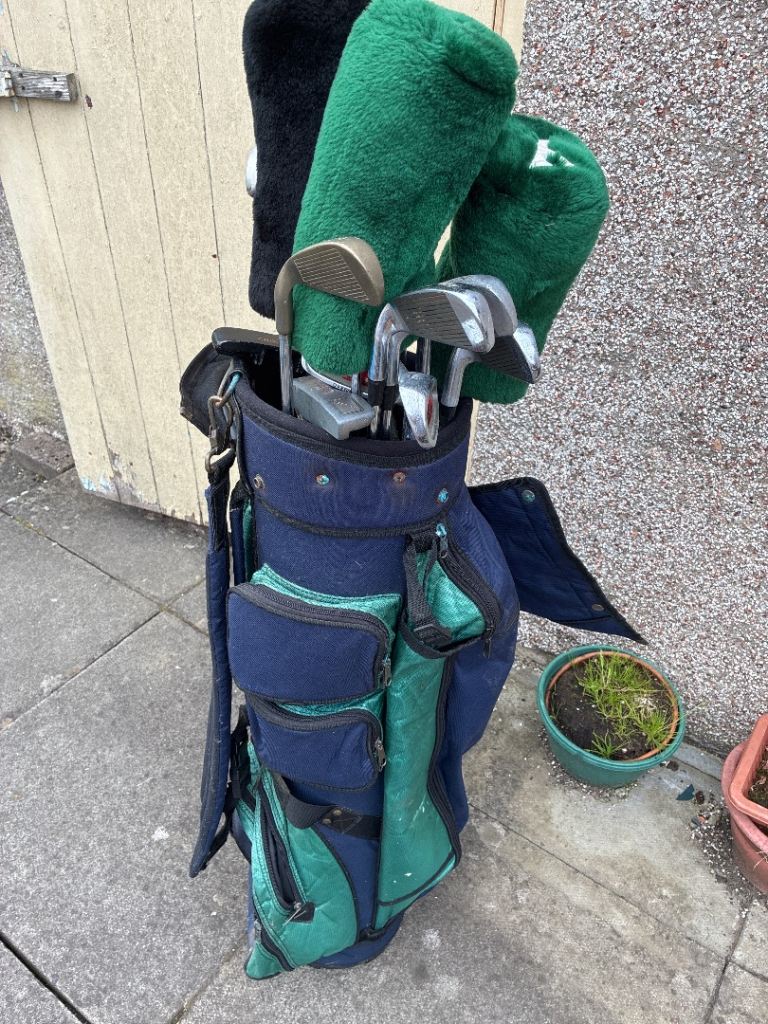 Full Set of Golf Clubs with Bag – Good Condition