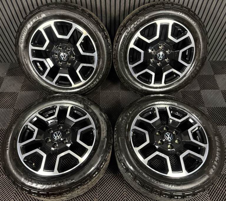 20'' GENUINE VW AMAROK 2024 ALLOY WHEELS TYRES ALLOYS RANGER