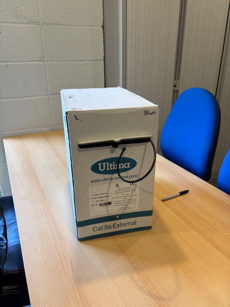Data Cable CAT5e External for - data outlets - IT services - Ethernet cable