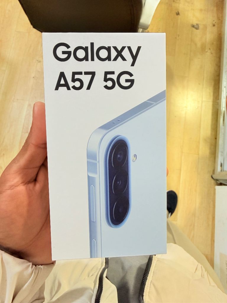 Samsung Galaxy A57 5G 128GB 8GB RAM Awesome Icy Blue Dual SIM Brand New Sealed