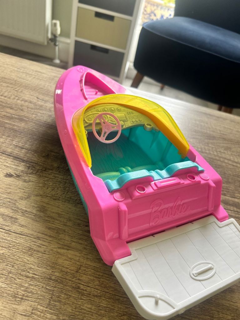 Barbie Pink Toy Boat – Good Condition