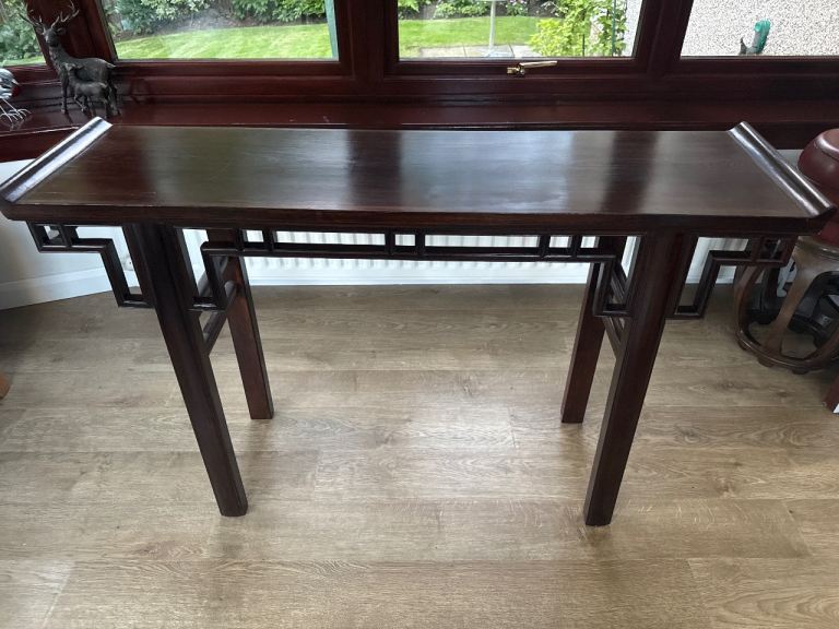 Chinese Vintage Console Table - Mahogany 