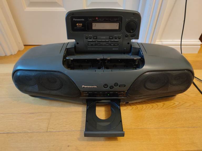 Panasonic RX-DT707 Cobra Top boombox beatbox stereo portable CD system