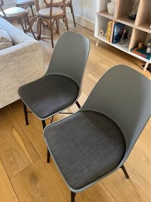 John Lewis whistler chairs - grey