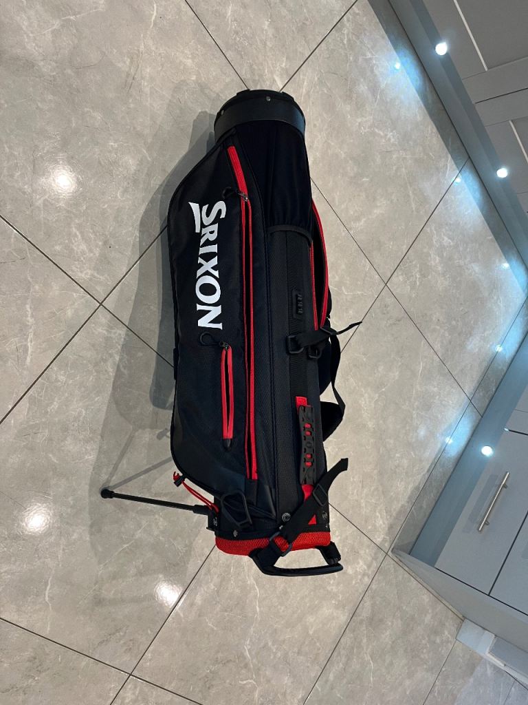 Srixon Golf Weekend Stand Bag - Black & Red, Excellent Condition
