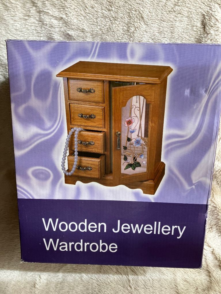 WOODEN JEWELLERY BOX ** STILL AVAILABLE **