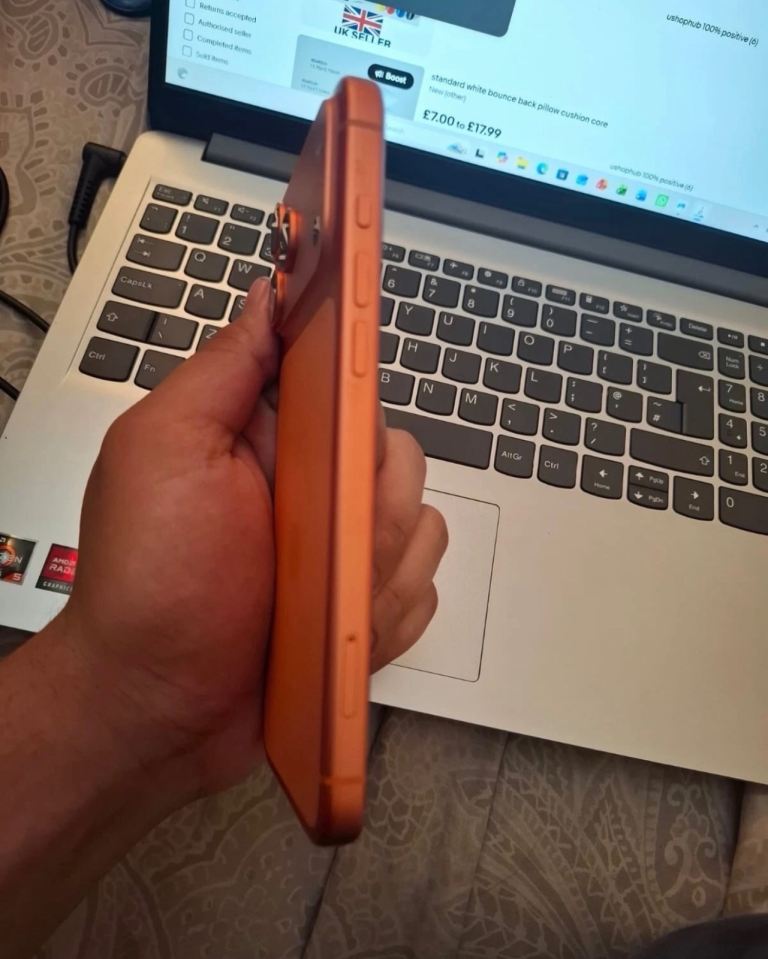 Apple iPhone (Unknown Model) - Orange, As Good As New