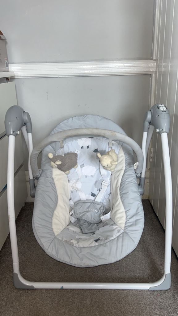 Cuggl Grey Baby Swing