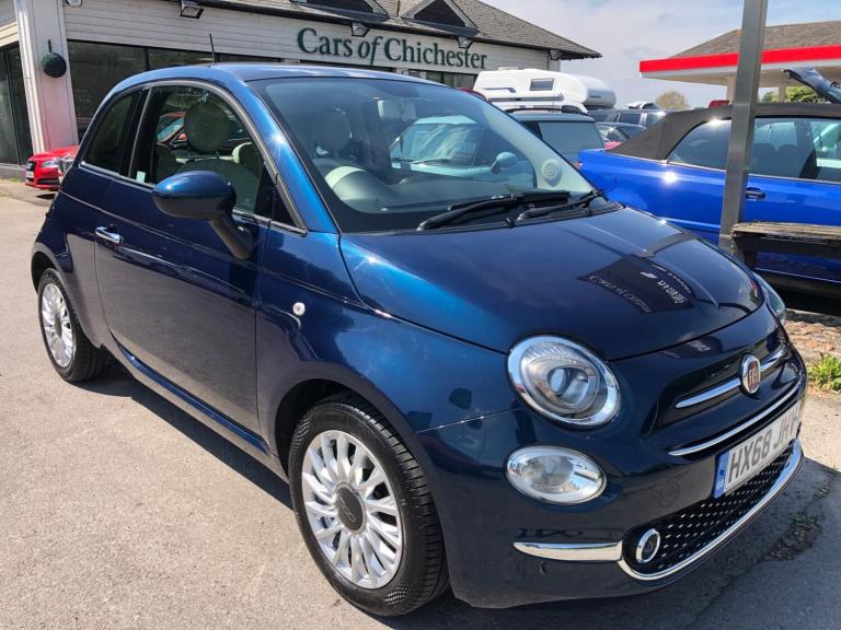 2018 Fiat 500 1.2 petrol manual LOUNGE just 16,000 miles, service history, Hatchback Petrol Manual