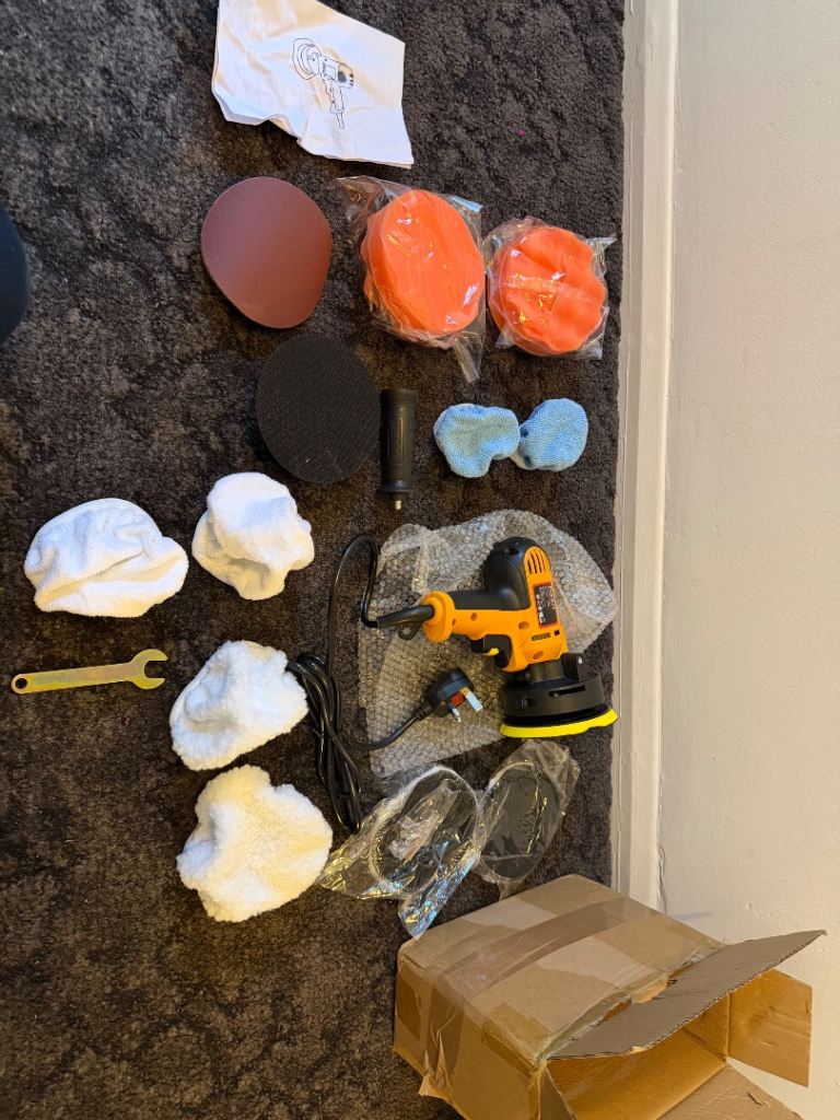 Rotary car polisher bufferer new