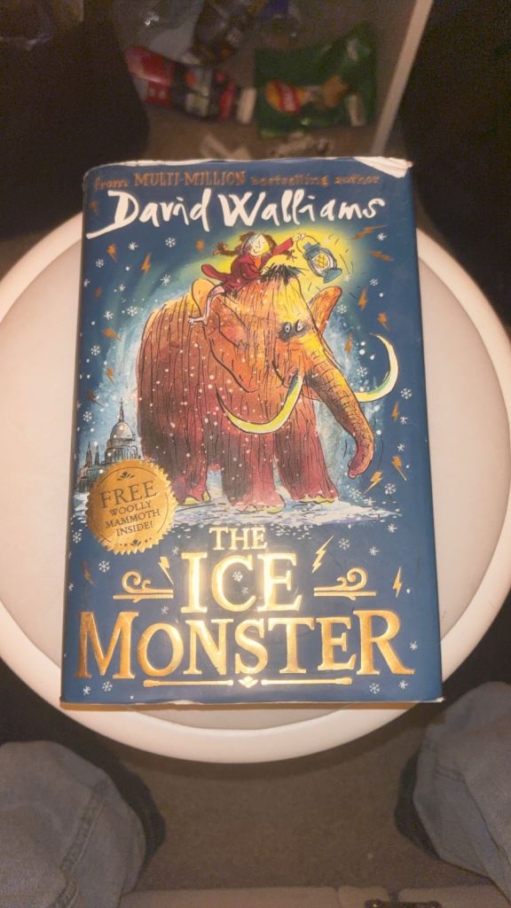 David Walliams 'The Ice Monster' Hardback Book – Good Condition