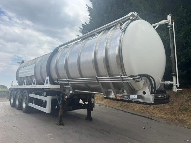 2015 CROSSLAND STAINLESS STEEL 30,000LTR VACUUM TANK TRAILER 