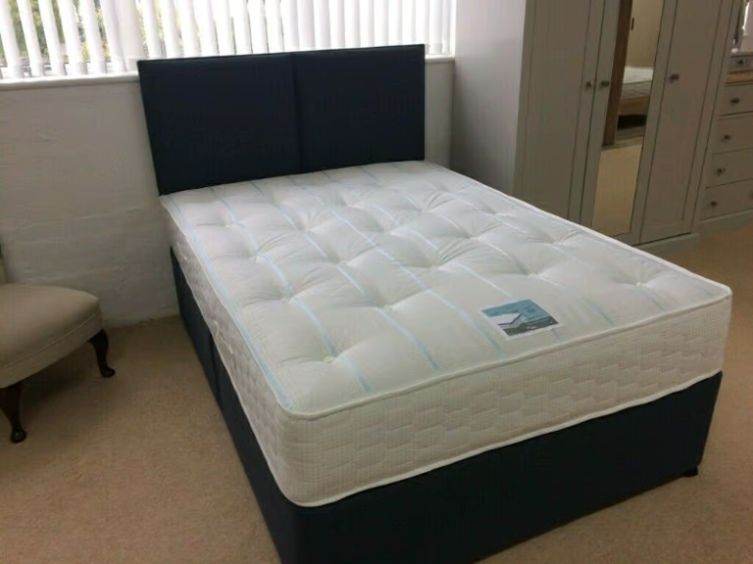 Elegant BRAND NEW Double Divan Bed Frame with Supportive Mattress Included