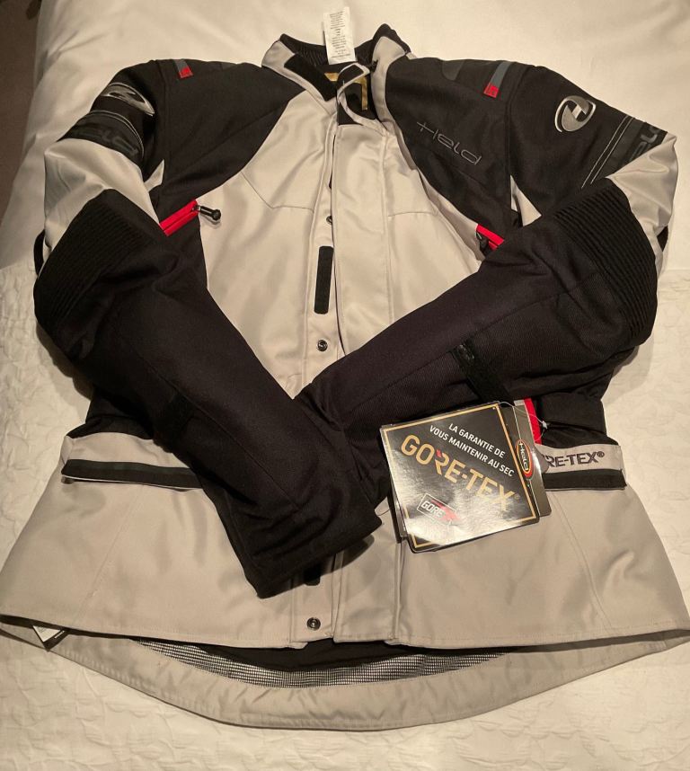 Held Molto Touring Textile Motorcycle Gore-Tex Waterproof - Black / Grey 4XL.