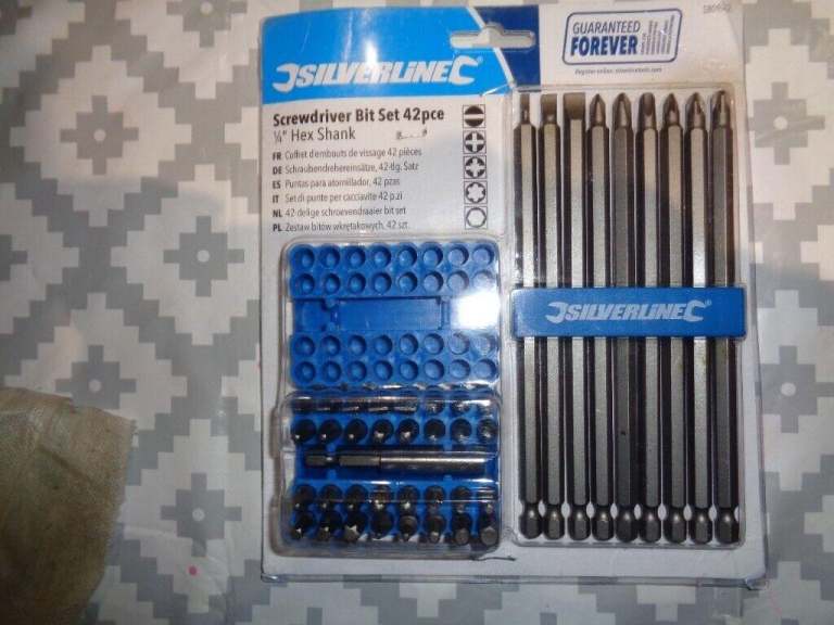 silverline 42pc screwdriver bit sets (NEW)