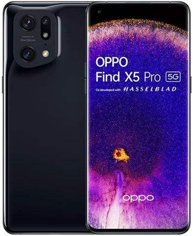 OPPO Find X5 Pro 5G - Black with professional Yellow Case