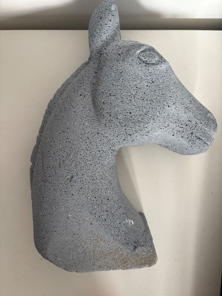 Horse head ornament 