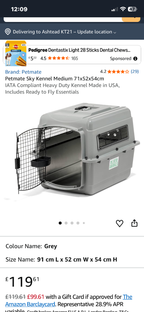 Pet mate vari kennel ultra