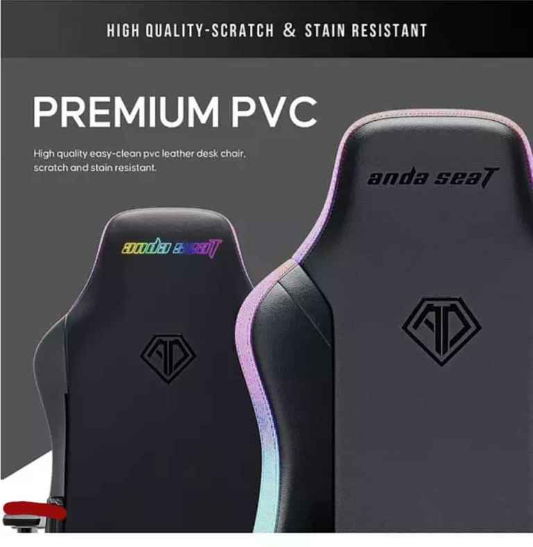 Gaming chair with LED lights 