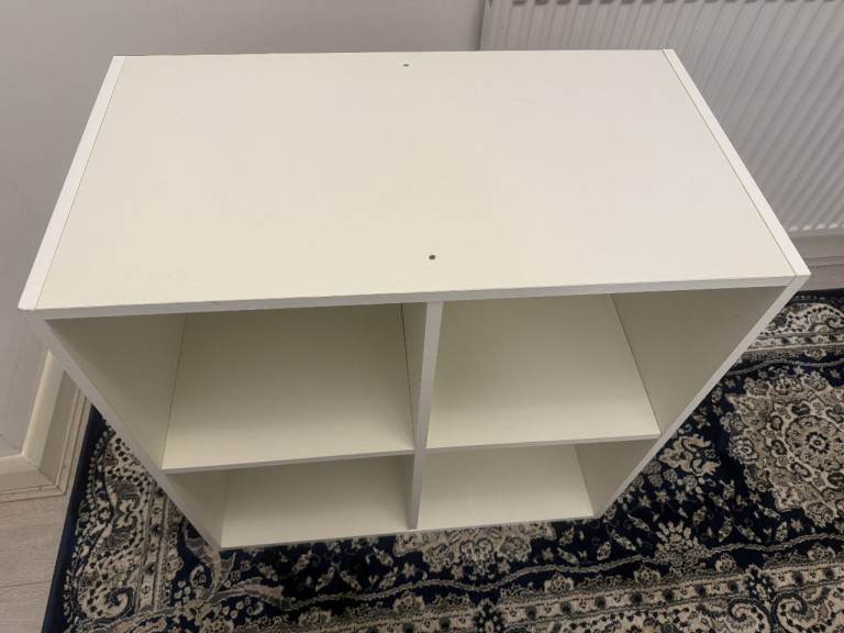 IKEA storage cabinet book shelf rack floor standing white 