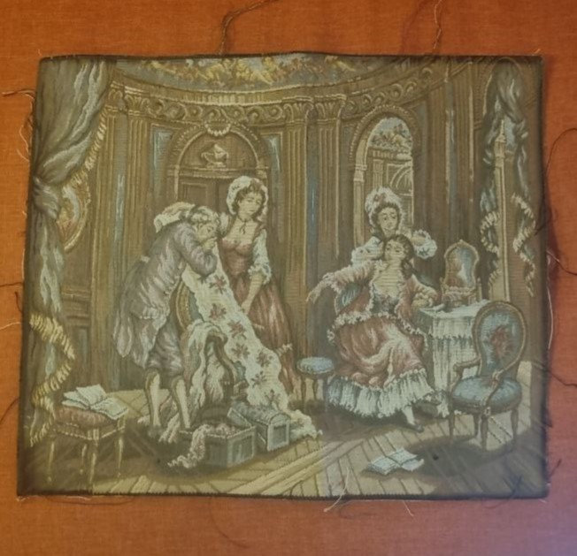  Tapestry Woven Fabric 36cm x 31cm 