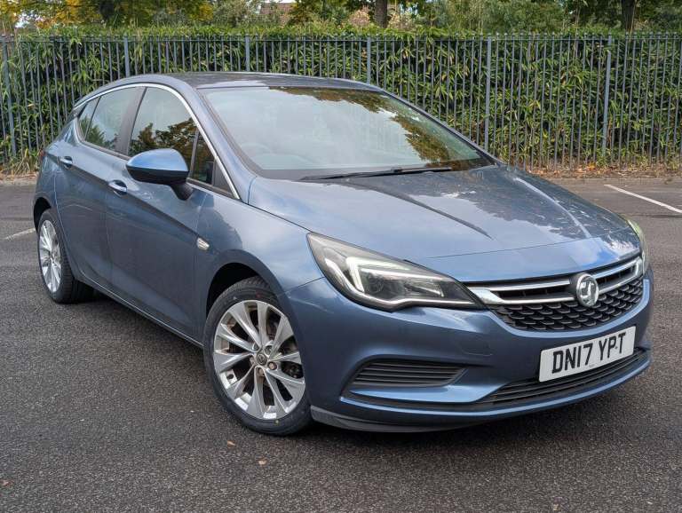 2017 Vauxhall Astra 1.4T 16V 125 Design 5dr HATCHBACK PETROL Manual