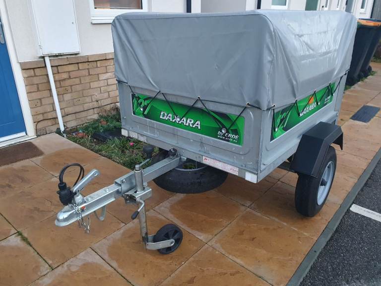 Daxara 127 Trailer with high frame and cover