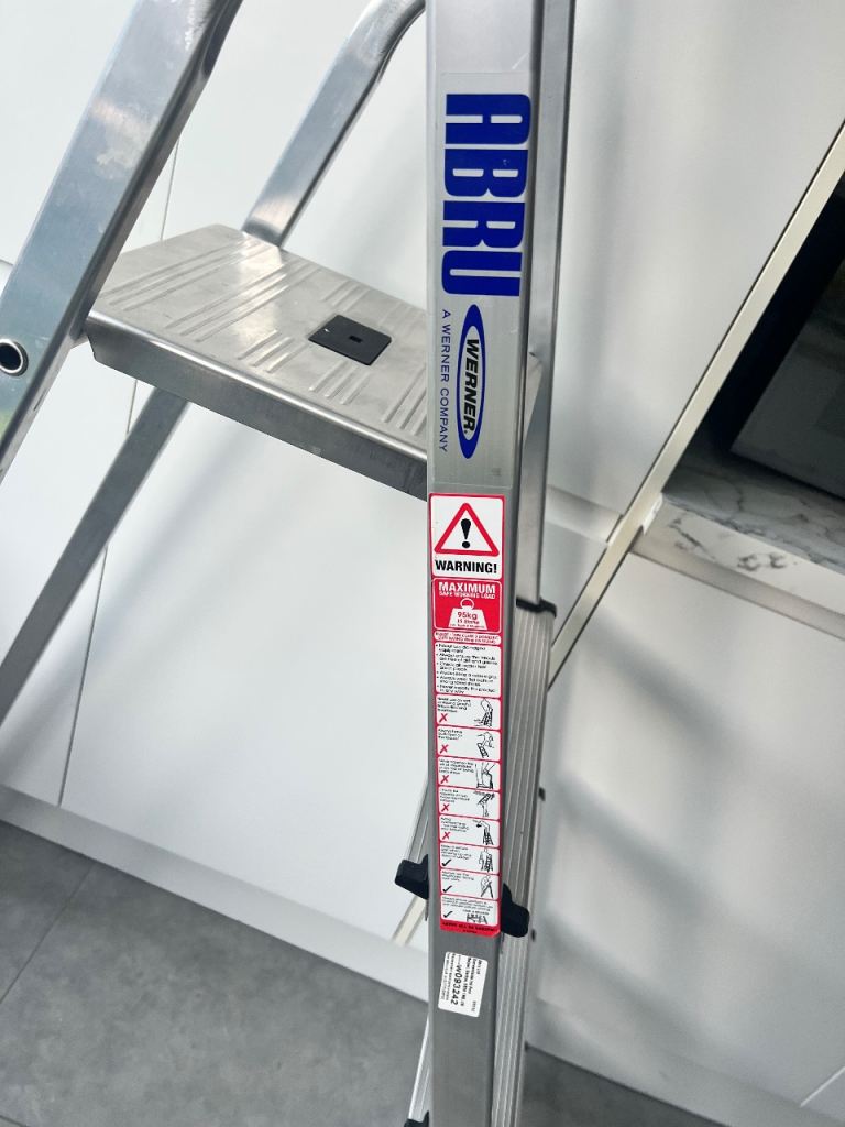 ABRU Werner Aluminium Step Ladder - Good Condition, £35.00 for Sale