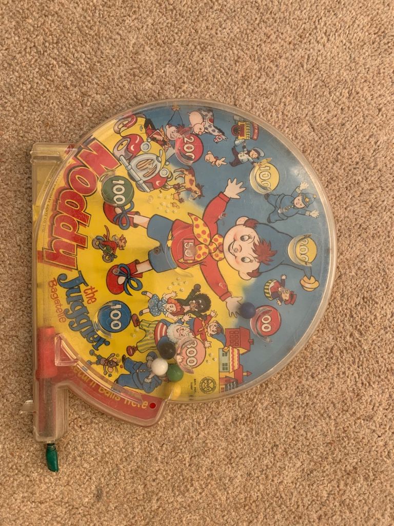 Antique 1960s Noddy the Juggler Bagatelle 