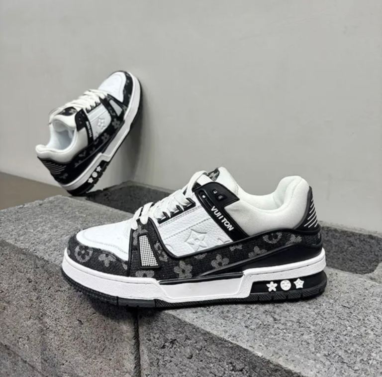 Louis Vuitton LV Monogram Black Denim Sneaker