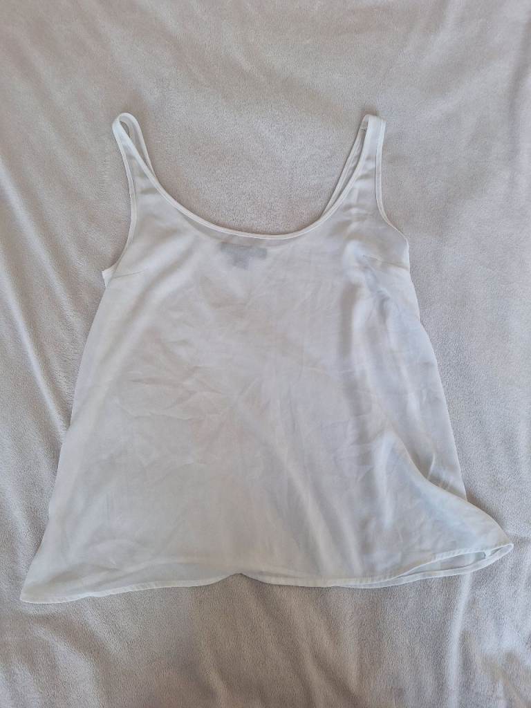 White Camisole Top Primark Size 12