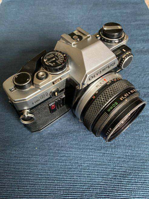OLYMPUS FILM CAMERA with MANUAL ADAPTER
