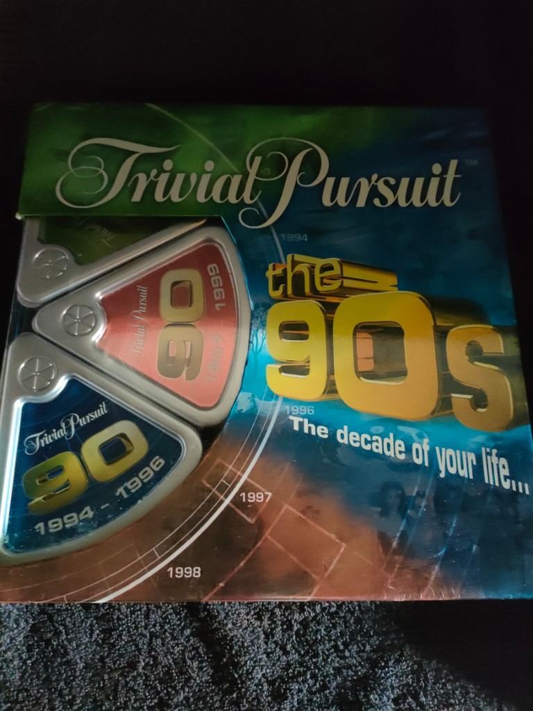 Trivial Pursuit The 90s Board Game The Decade of Your Life Parker Games . In New Condition