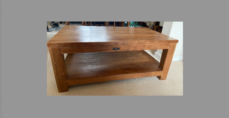 image for Cube Coffee Table, Reclaimed Teak, made by RAFT