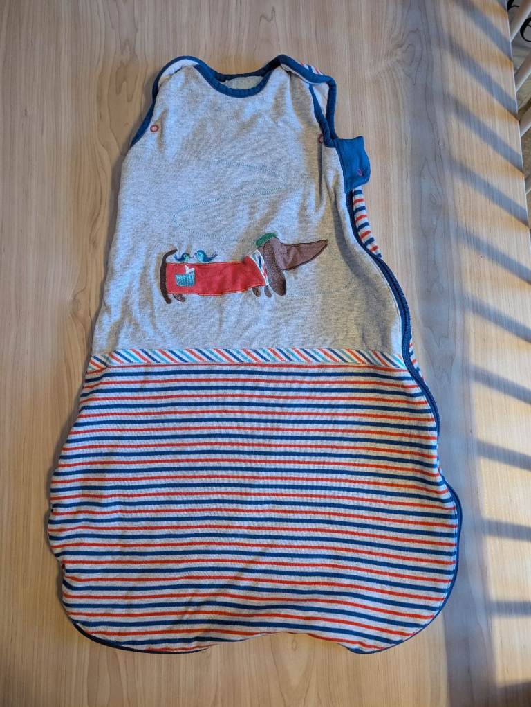 Baby Grobag Sleeping Bag for 0-6 Months 1.0 Tog Dog Theme