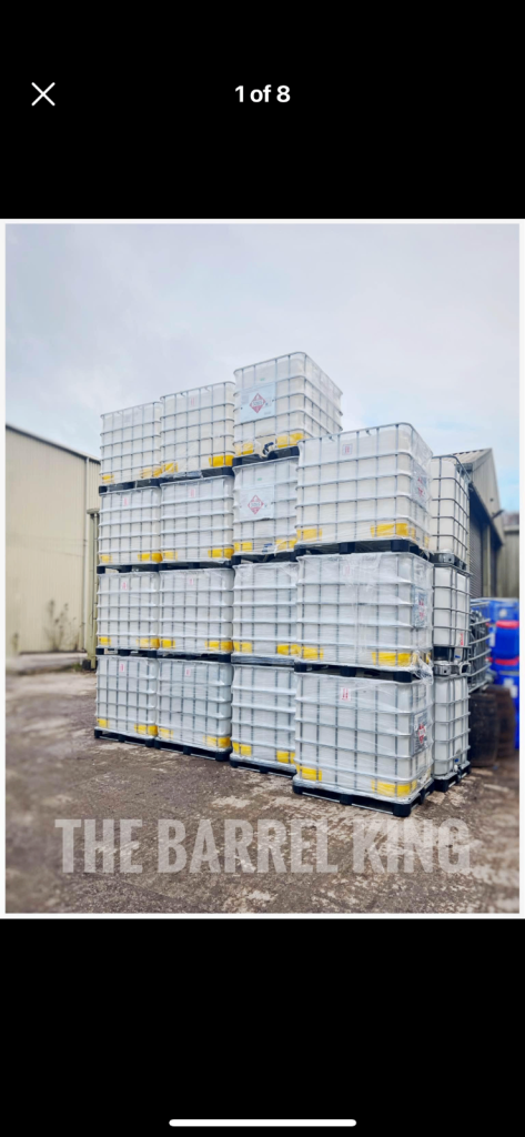 1000 LITRE IBC TANKS..